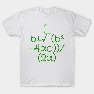 Quadratic Formula T-Shirt